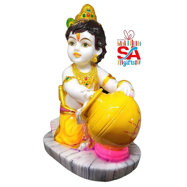 S_A_Gifts_Sai_Amrut_Lord_Krishna_Makhan_Chor_Idol_Decorative_Statue_Materi_More