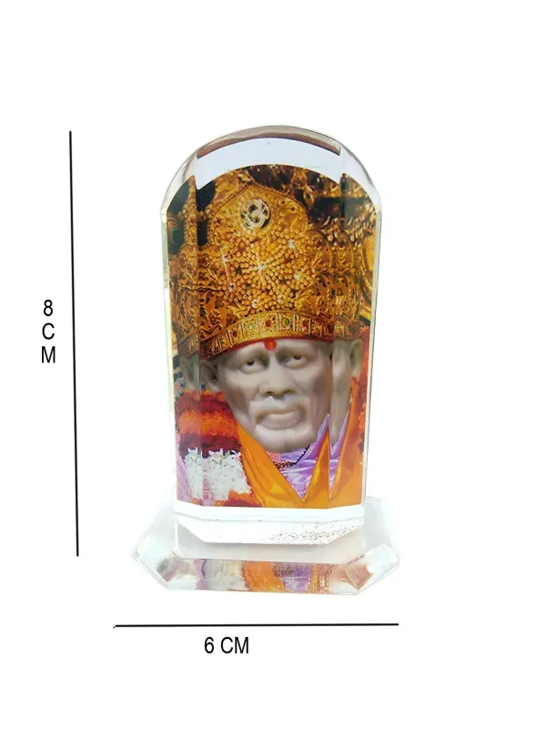 S_A_Gifts_Acrylic_Sai_Baba_Car_Dashboard_Idol_Cum_Desk_Stand_Multicolour