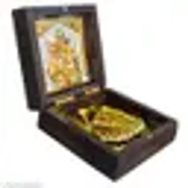 Sai_Amrut_Gifts_Plastic_Radha_Krishna_Golden_Charan_Paduka_In_Box_Spiritual_Gift_Home_Decor_3_3_Inch