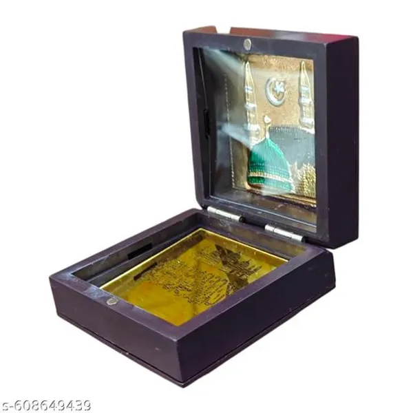 Elegant_Gold_Plated_Islamic_Kalma_Shahada_Decorative_Box_Mecca_Madina_3d_Showpiece