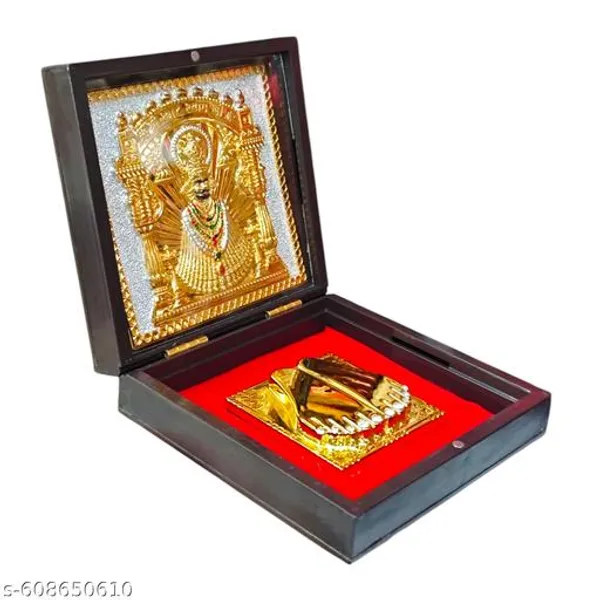 Premium_4x4_Inch_Gold_Plated_Khatu_Shyam_Ji_Murti_Idol_With_Charan_Paduka_In_Wooden_Box_For_Car_Dashboard_Home_Decor_Gift