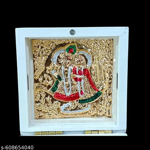 Sai_Amrut_Radha_Krishna_Golden_Photo_Frame_Box_3_Inch