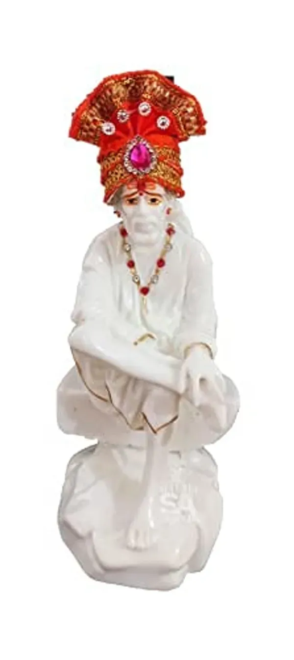 Sai_Amrut_Sai_Baba_Murti_Marble_Dust_Idol_Statue_For_Pooja_White_7_5_Inc_More