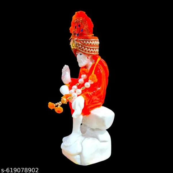 Sai_Amrut_Gifts_Premium_Marble_Sai_Baba_Statue_6_Inch_Orange_Combo