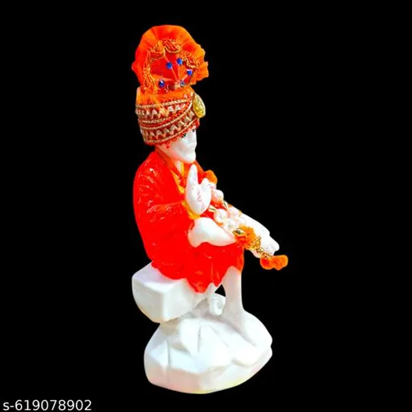 Sai_Amrut_Gifts_Premium_Marble_Sai_Baba_Statue_6_Inch_Orange_Combo