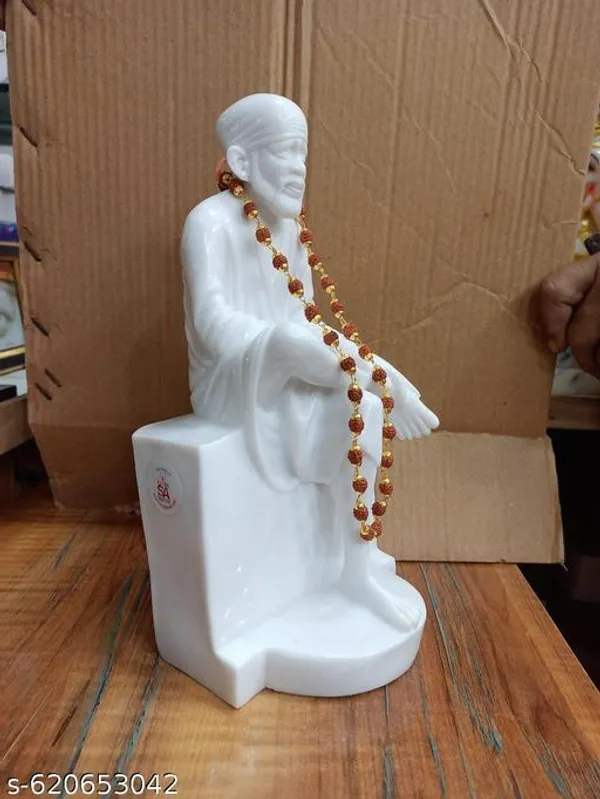 Sai_Baba_Marble_Idol_For_Home_Mandir_Office_Decor_Shirdi_Sai_Baba_Spiritual_Murti_Showpiece_Multiple_Size_Options