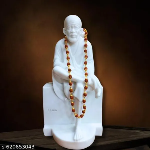 Sai_Baba_Marble_Idol_For_Home_Mandir_Office_Decor_Shirdi_Sai_Baba_Spiritual_Murti_Showpiece_Multiple_Size_Options