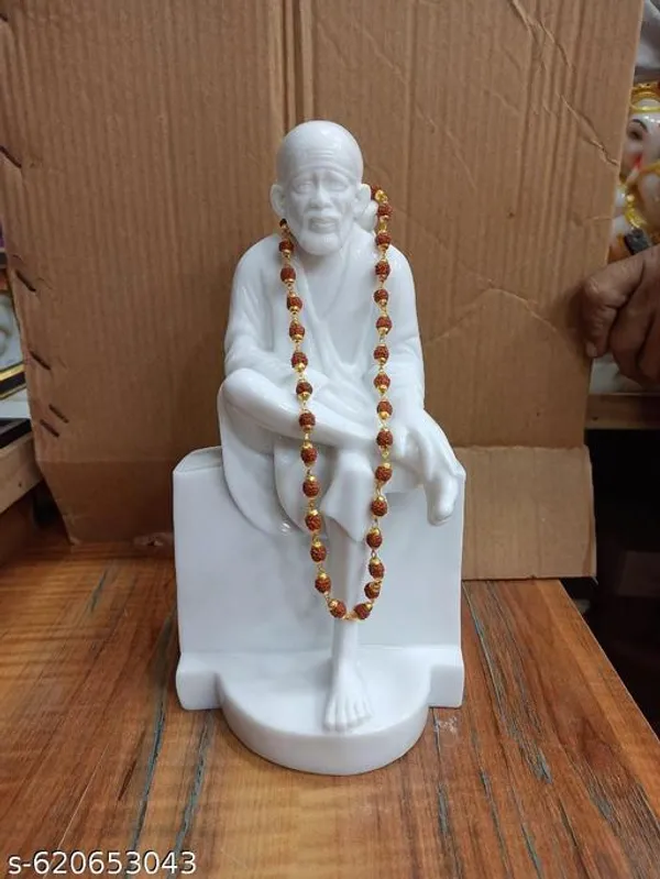 Sai_Baba_Marble_Idol_For_Home_Mandir_Office_Decor_Shirdi_Sai_Baba_Spiritual_Murti_Showpiece_Multiple_Size_Options