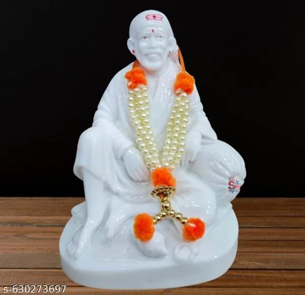 Sai_Baba_Marble_Murti_4_Inch_3_Inch_Premium_Quality_White_Marble_Idol_With_Mala_Home_Office_Car_Dashboard_Sai_Amrut_Gifts
