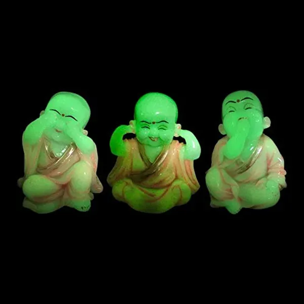 Re_Sine_Radium_Little_Buddha_Monk_Sculpture_15_Cm_Orange_3_Piece