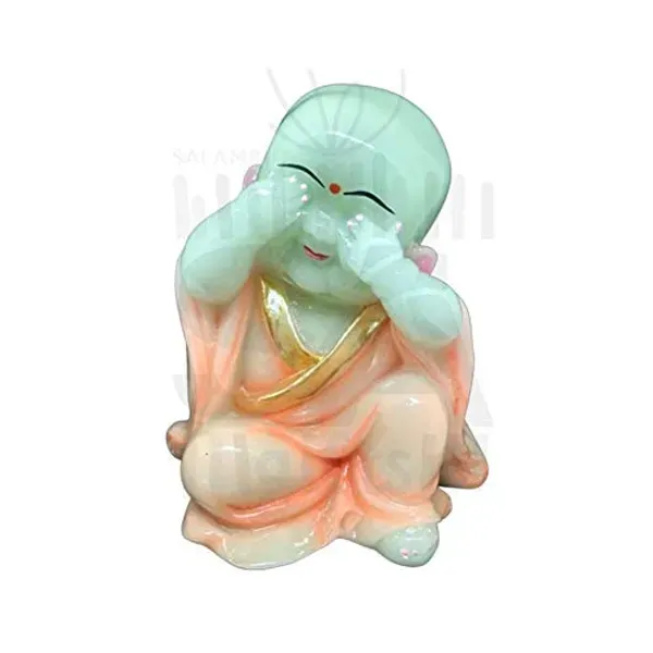 Re_Sine_Radium_Little_Buddha_Monk_Sculpture_15_Cm_Orange_3_Piece