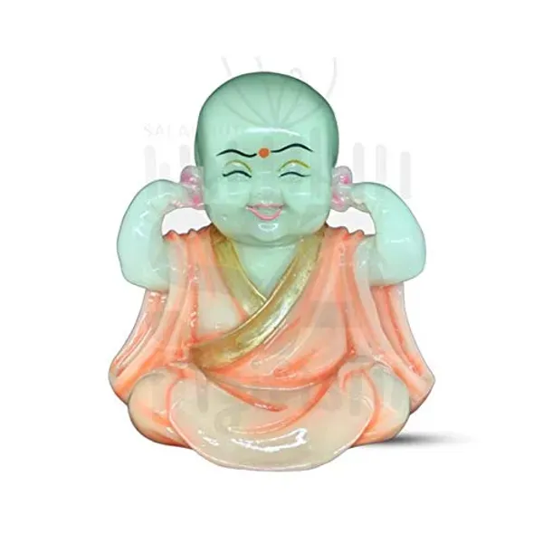 Re_Sine_Radium_Little_Buddha_Monk_Sculpture_15_Cm_Orange_3_Piece