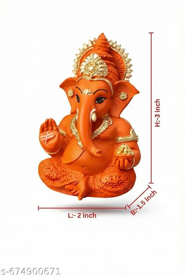 Orange_Lord_Ganesha_Idol_For_Car_Dashboard_Home_Temple_Mini_Ganpati_Murti_With_Blessing_Hand_Auspicious_Gift_Decor_Showpiece_3_Inch