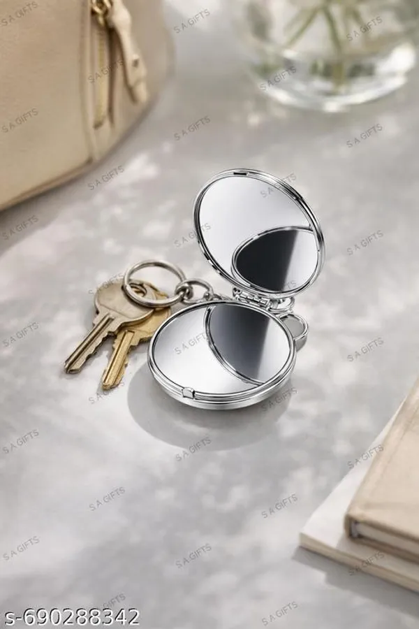 Round_Pocket_Mirror_Keychain_With_Decorative_Design_Portable_Double_Sided_Folding_Makeup_Mirror_For_Women_Girls