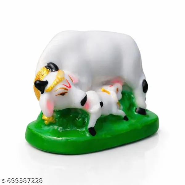 Sai_Amrut_Gifts_Cow_With_Calf_Statue_For_Home_Decor_Mini_Kamdhenu_Cow_Idol_Murti_For_Mandir_Car_Dashboard_Gift_2_Inch