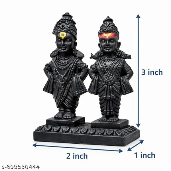 Sai_Amrut_Gifts_Vitthal_Rakhumai_Murti_Idol_Decorative_God_Statue_For_Home_Temple_Car_Dashboard_Black_Matte_Finish_3_Inch