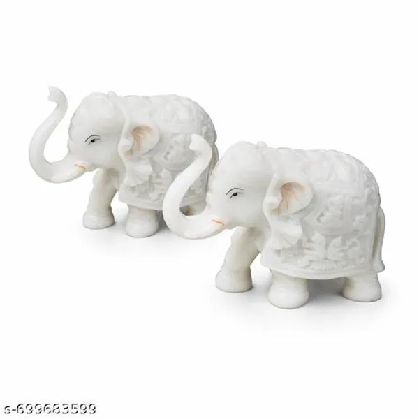 Sai_Amrut_Gifts_Elegant_Elephant_Pair_Idol_Showpiece_White_Gold_Decorative_Elephant_Statue_Lucky_Vastu_Feng_Shui_Home_Decor_3_Inch