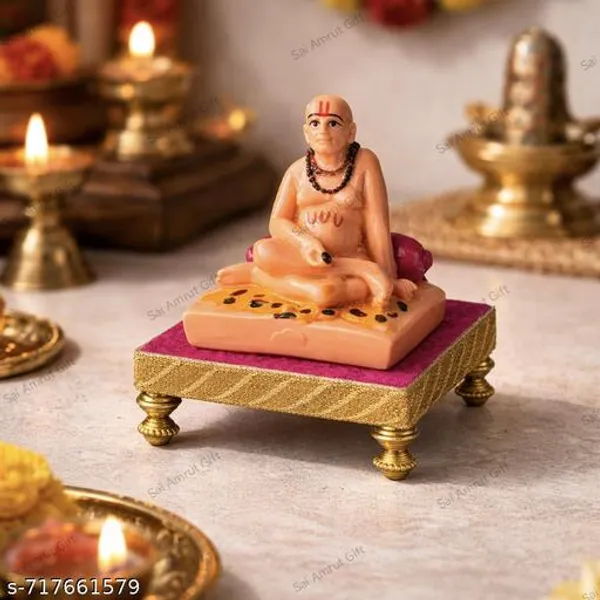 Swami_Samarth_Idol_With_Decorative_Stand_3_Inch_Spiritual_Murti_For_Home_Mandir_Office_Car_Dashboard
