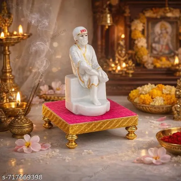 Sai_Baba_Marble_Statue_With_Decorative_Chowki_3_Inch_White_Marble_Idol_For_Home_Temple_Office_Gifting
