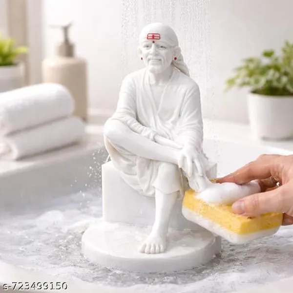 Pure_White_Marble_Sai_Baba_Idol_For_Home_Temple_Hand_Polished_Washable_Statue_Premium_Spiritual_Decor_7_Inch