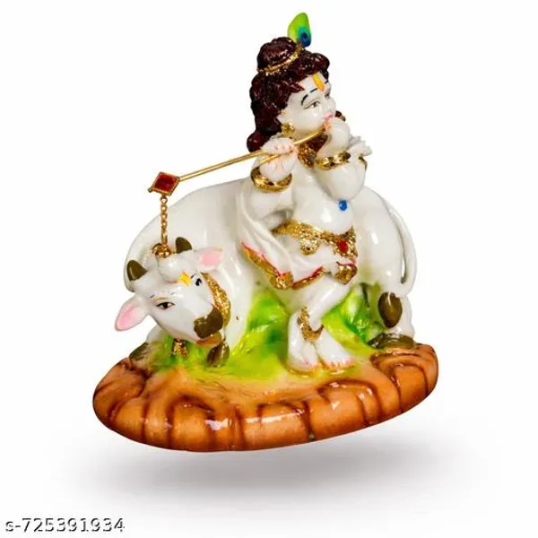 Bal_Gopal_Krishna_Idol_With_Cow_Decorative_Pooja_Murti_For_Home_Temple_Premium_Waterproof_Finish_6_Inch