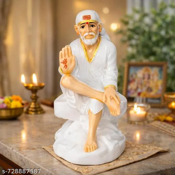 Sai_Amrut_Gifts_Shirdi_Sai_Baba_White_Marble_Finish_Idol_For_Home_Temple_Office_Gift_Purpose