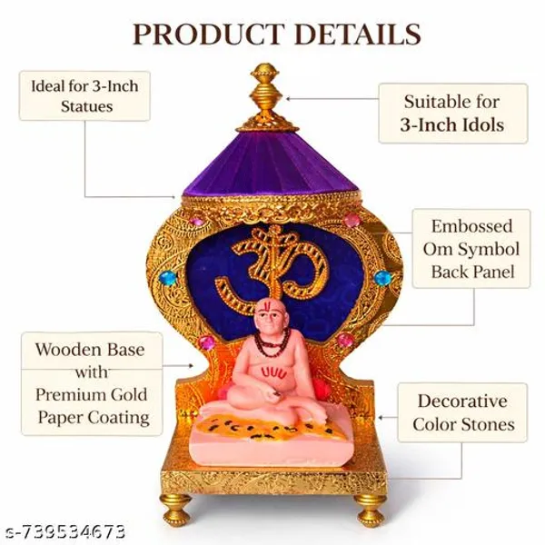 Premium_Wooden_Mini_Temple_Mandap_For_3_Inch_Idol_Decorative_Chowki_With_Om_Back_Panel_Canopy