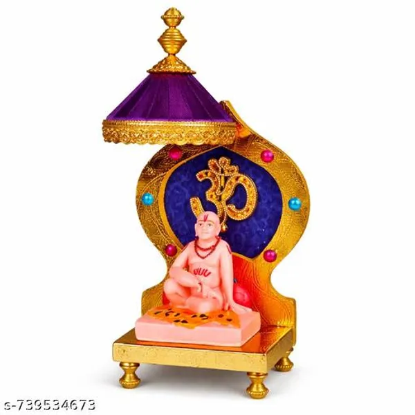 Premium_Wooden_Mini_Temple_Mandap_For_3_Inch_Idol_Decorative_Chowki_With_Om_Back_Panel_Canopy