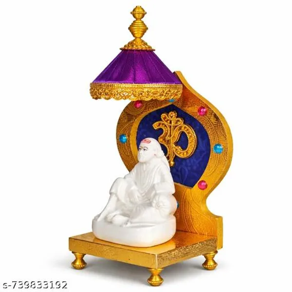 Premium_Sai_Baba_Idol_With_Decorative_Golden_Singhasan_3_Inch_White_Marble_Finish_Sai_Baba_Murti_For_Home_Temple_Gifting