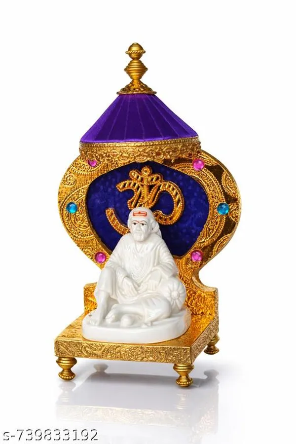 Premium_Sai_Baba_Idol_With_Decorative_Golden_Singhasan_3_Inch_White_Marble_Finish_Sai_Baba_Murti_For_Home_Temple_Gifting
