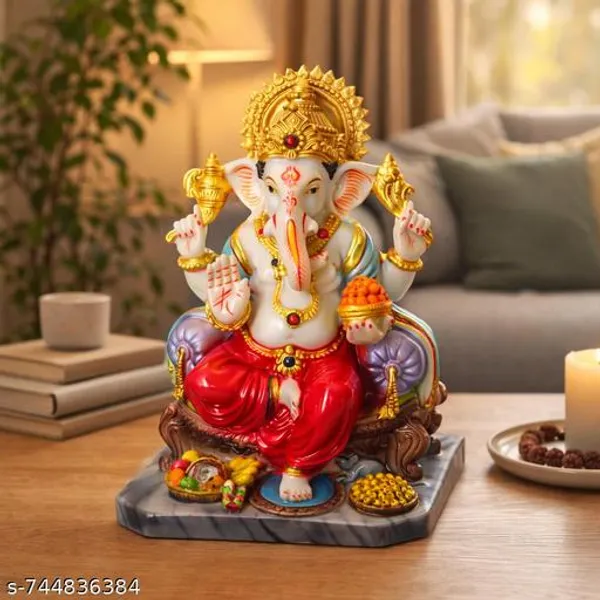 Handcrafted_Marble_Ganesh_Idol_For_Home_Temple_Decorative_Lord_Ganesha_Murti_For_Pooja_Gift_7_Inch