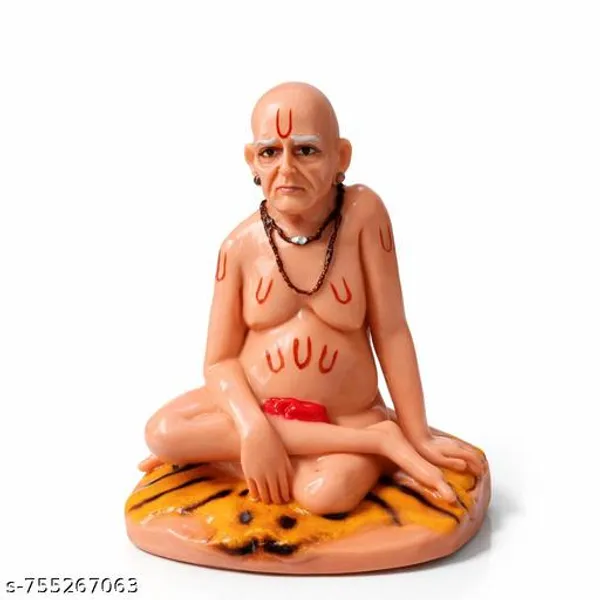 Shree_Swami_Samarth_Idol_4_Inch_Car_Dashboard_Murti_Resin_Decorative_Showpiece_For_Home_Temple_Vehicle_Interior