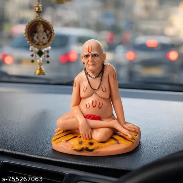 Shree_Swami_Samarth_Idol_4_Inch_Car_Dashboard_Murti_Resin_Decorative_Showpiece_For_Home_Temple_Vehicle_Interior