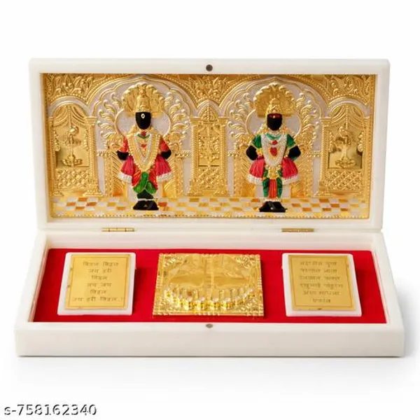 Vitthal_Rakhumai_Gold_Plated_Gift_Box_4x8_Inch_Premium_Devotional_Idol_Frame_With_Charan_Paduka_Spiritual_Gift_For_Housewarming_Wedding_Diwali