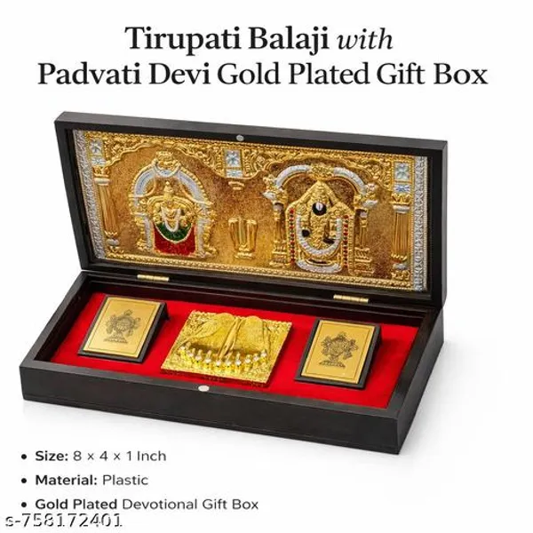 Tirupati_Balaji_With_Padmavati_Devi_Gold_Plated_Gift_Box_8x4x1_Inch_Shubh_Labh_Religious_Gift_Set_Decorative_Pooja_Box