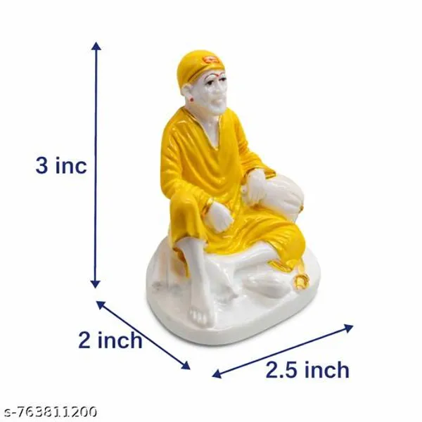Sai_Baba_Marble_Finish_Idol_3_Inch_Premium_Yellow_White_Decorative_Murti_For_Home_Temple_Office_Desk_Gifting_Washable_Compact_Pooja_Idol_Sai_Amrut_Gifts