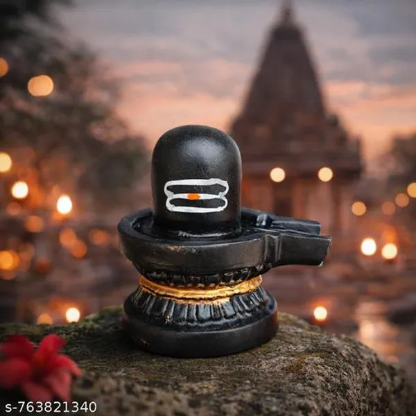 Mini_Shivling_Mahadev_Keychain_2_Inch_Black_Stone_Finish_Car_Dashboard_Temple_Gift