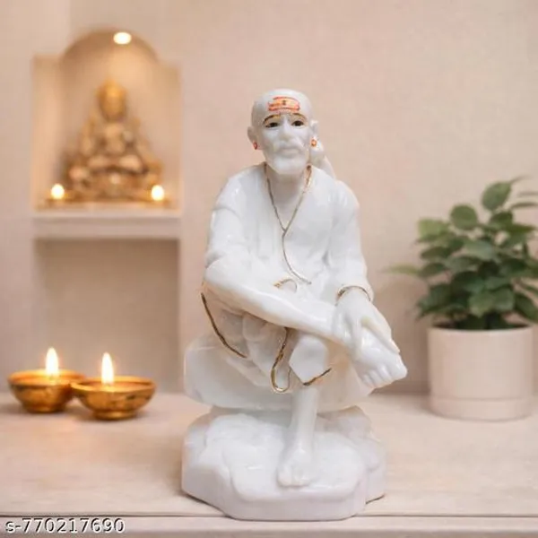 Sai_Baba_Marble_Idol_6_Inch_Premium_Glossy_Finish_Washable_White_Marble_Murti_For_Home_Mandir_Temple_Decor_Spiritual_Gift_Item