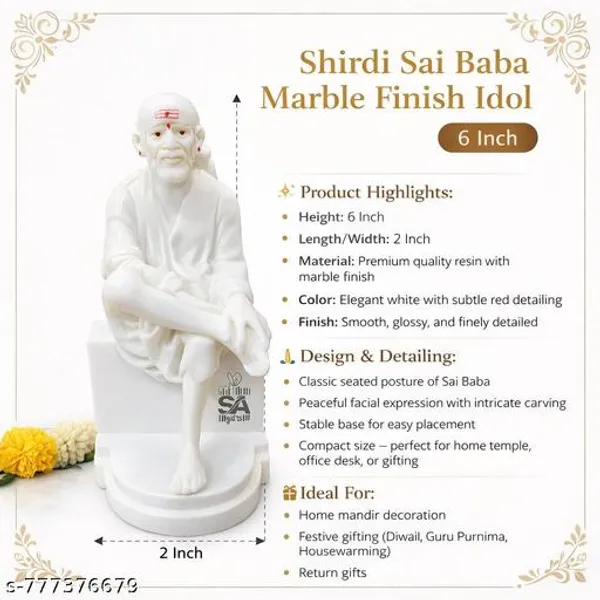 Shirdi_Sai_Baba_6_Inch_Marble_Finish_Idol_Premium_White_Resin_Murti_For_Home_Mandir_Office_Gift_Purpose