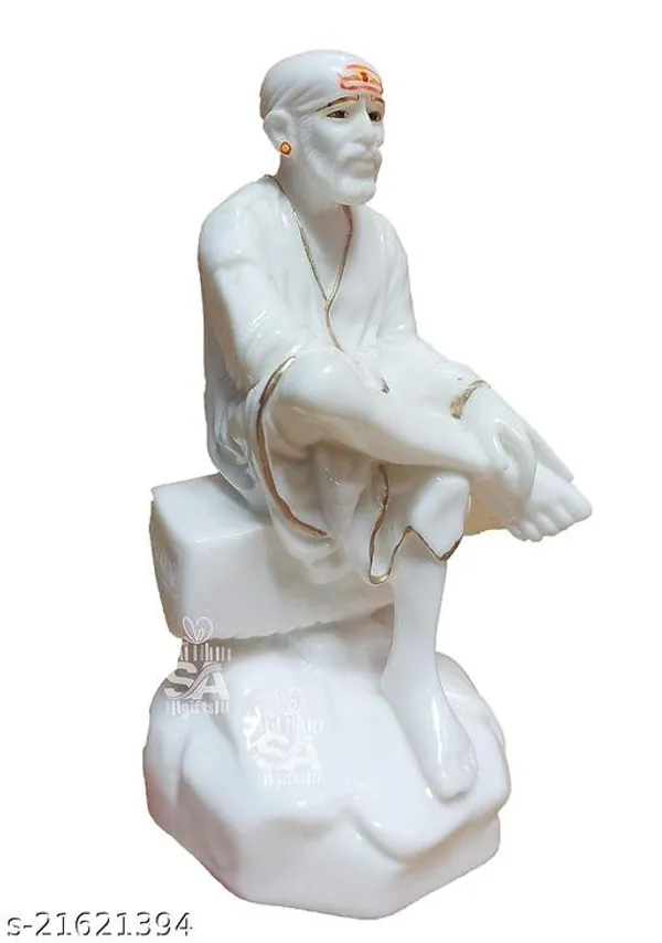 Sai_Amrut_Sai_Baba_Murti_Marble_Dust_Idol_Statue_For_Pooja_White_3_5_Inch