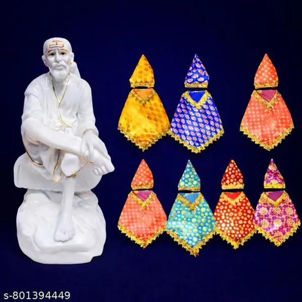 Sai_Amrut_Gifts_3_5_Inch_Marble_Sai_Baba_Statue_With_7_Day_Dress_Set_Sai_Baba_Idol_For_Home_Temple_Pooja_Decorative_Sai_Baba_Murti