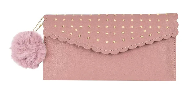 Sai_Amrut_Women_S_Gold_Bead_Pattern_Scalloped_Clutch_Purse_Wallet_With_Faux_More