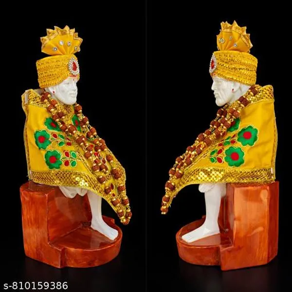 Sai_Baba_Marble_Statue_9_Inch_Premium_Devotional_Idol_With_Dress_Mala_Home_Temple_Spiritual_Decor