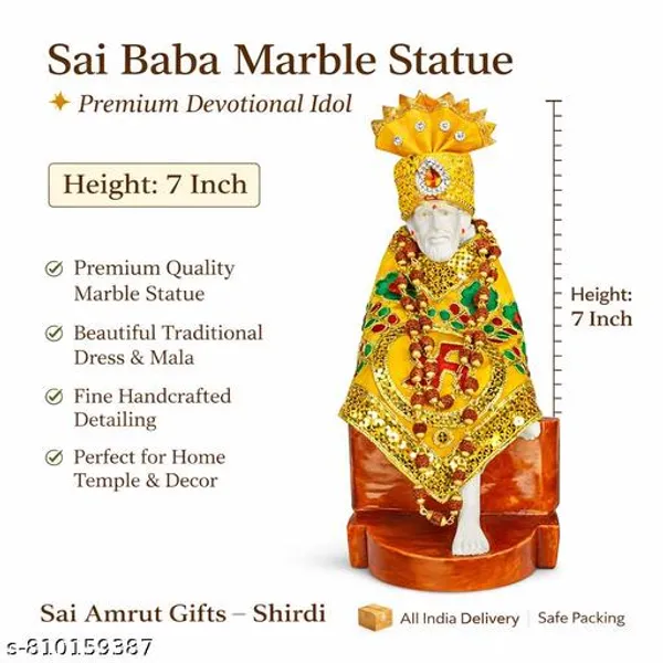 Sai_Baba_Marble_Statue_7_Inch_Premium_Sai_Baba_Idol_With_Dress_Mala_Spiritual_Home_Temple_Decor
