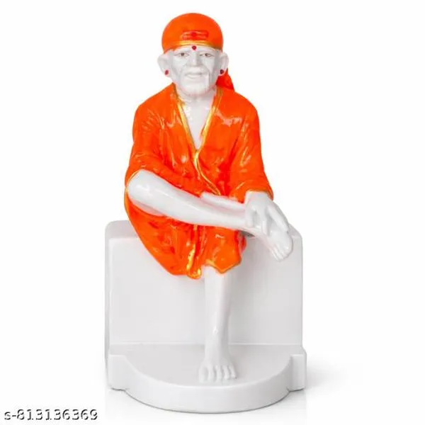 Shirdi_Sai_Baba_Idol_6_Inch_Marble_Finish_Sai_Baba_Murti_Orange_Robe_For_Home_Temple_Pooja_Room_Office_Decor_Spiritual_Gift_Statue