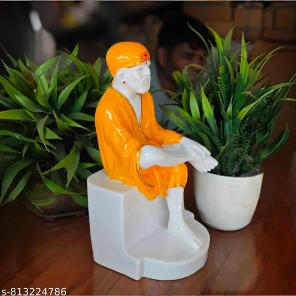 Shirdi_Sai_Baba_Idol_6_Inch_Yellow_Dress_Sitting_Statue_Sai_Baba_Murti_For_Home_Temple_Office_Desk_Car_Dashboard_Spiritual_Gift