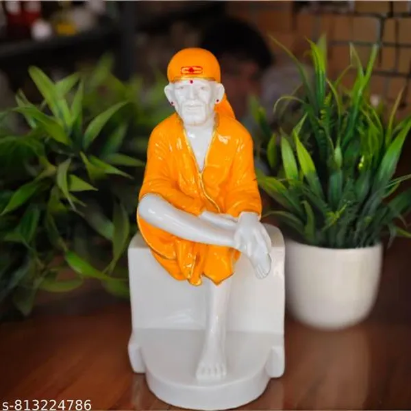 Shirdi_Sai_Baba_Idol_6_Inch_Yellow_Dress_Sitting_Statue_Sai_Baba_Murti_For_Home_Temple_Office_Desk_Car_Dashboard_Spiritual_Gift