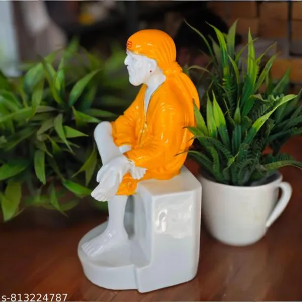 Shirdi_Sai_Baba_Idol_7_Inch_Yellow_Dress_Sitting_Statue_Premium_Sai_Baba_Murti_For_Home_Temple_Decor_Office_Meditation_Gift