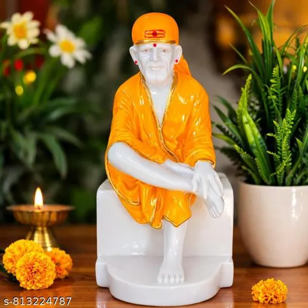 Shirdi_Sai_Baba_Idol_7_Inch_Yellow_Dress_Sitting_Statue_Premium_Sai_Baba_Murti_For_Home_Temple_Decor_Office_Meditation_Gift