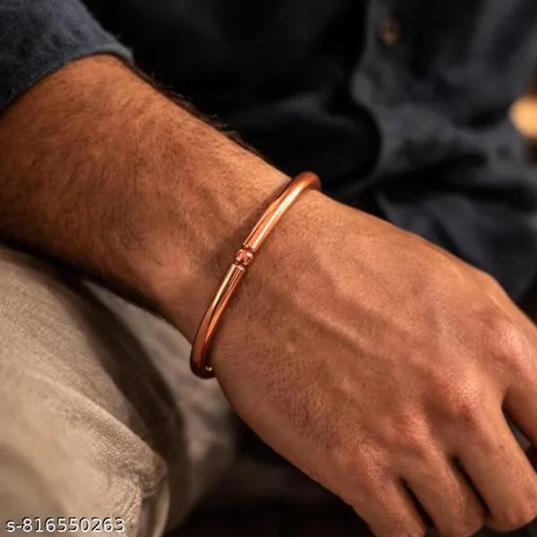 Pure_Copper_Kada_For_Men_Ayurvedic_Copper_Bracelet_Handmade_Solid_Copper_Kada_Health_Energy_Bracelet_For_Men